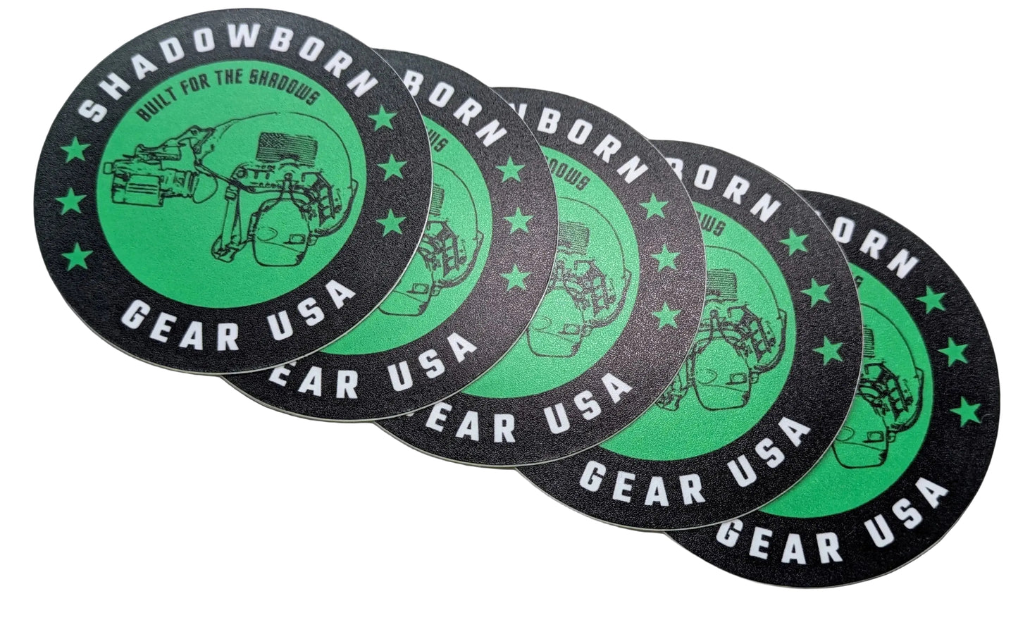 Shadowborn Gear Logo Sticker (Pack of 5)