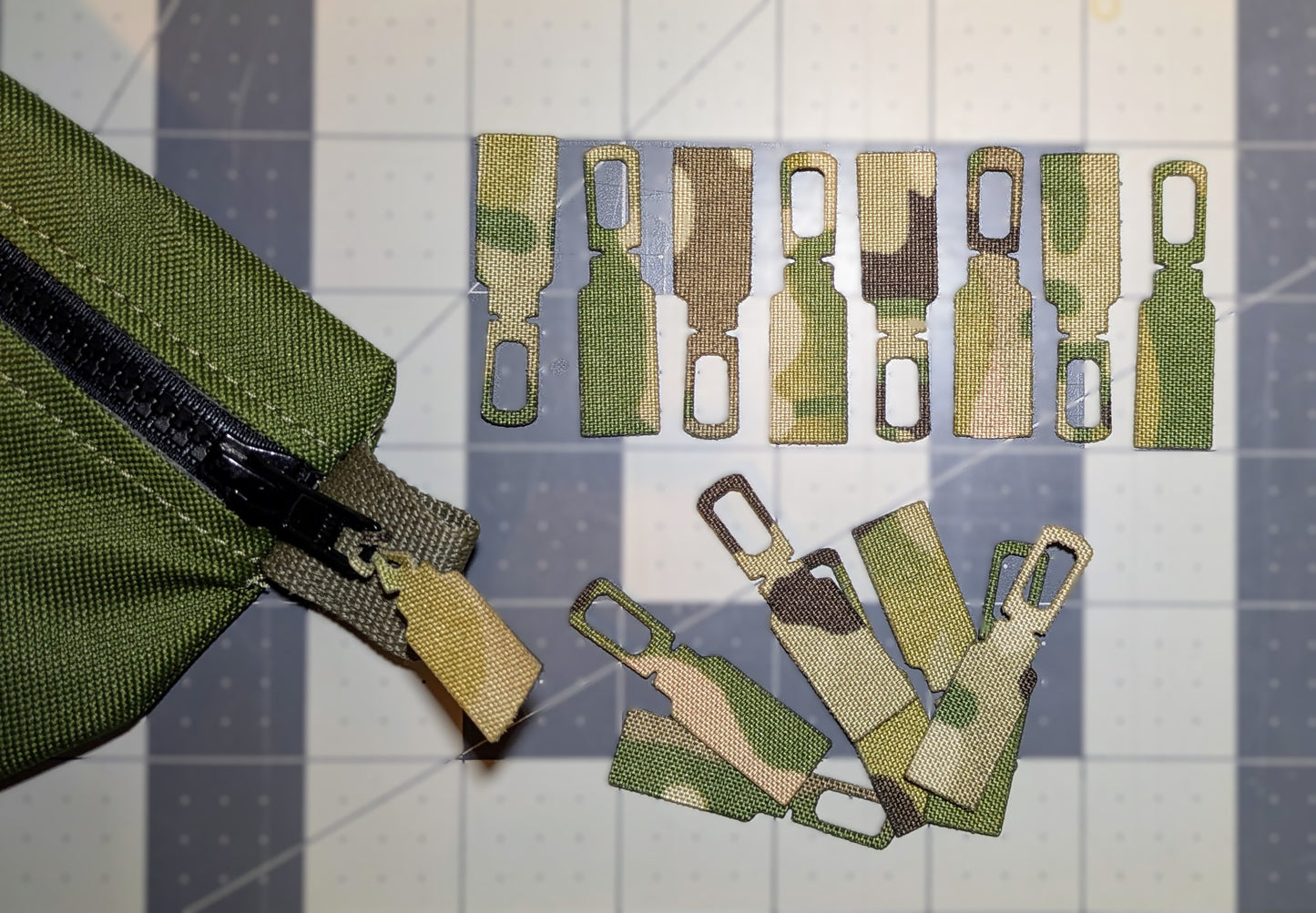 Laser Cut Zipper Pulls